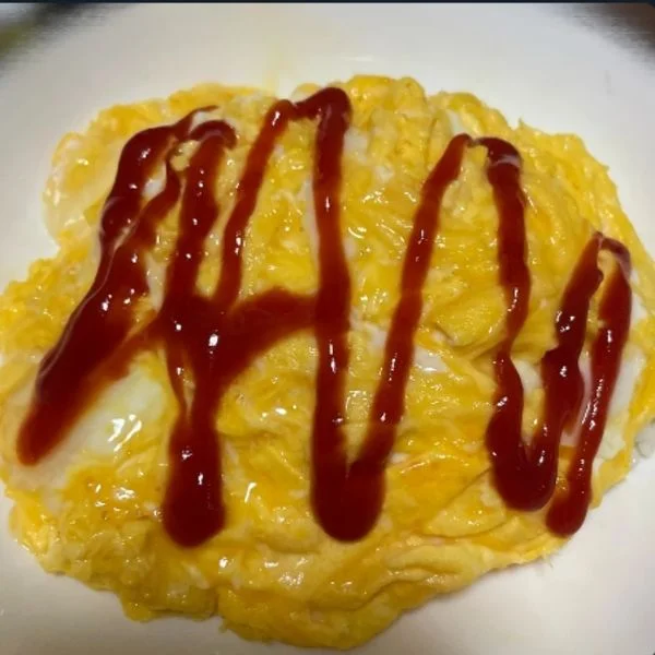 得意料理のオムライスの写真を載せる〜🧑‍🍳♡
