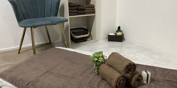 広島中区メンズ機能整体カサイの待機室写真