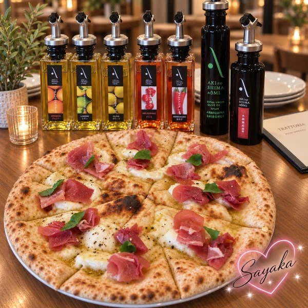 🌼 今日のしあわせ、いただきます🍕🫒