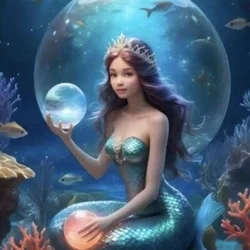 Crystal mermaid