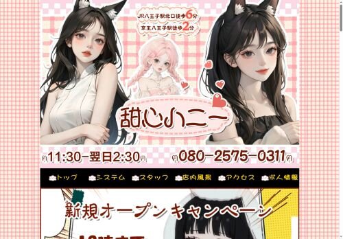 甜心ハニーの公式ホームページ