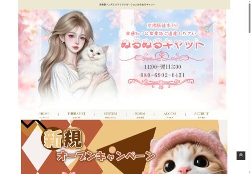 ぬるぬるキャットの公式ホームページ