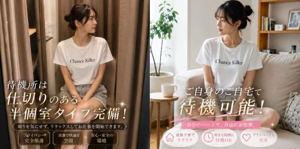 Chance Killer札幌の待機室写真