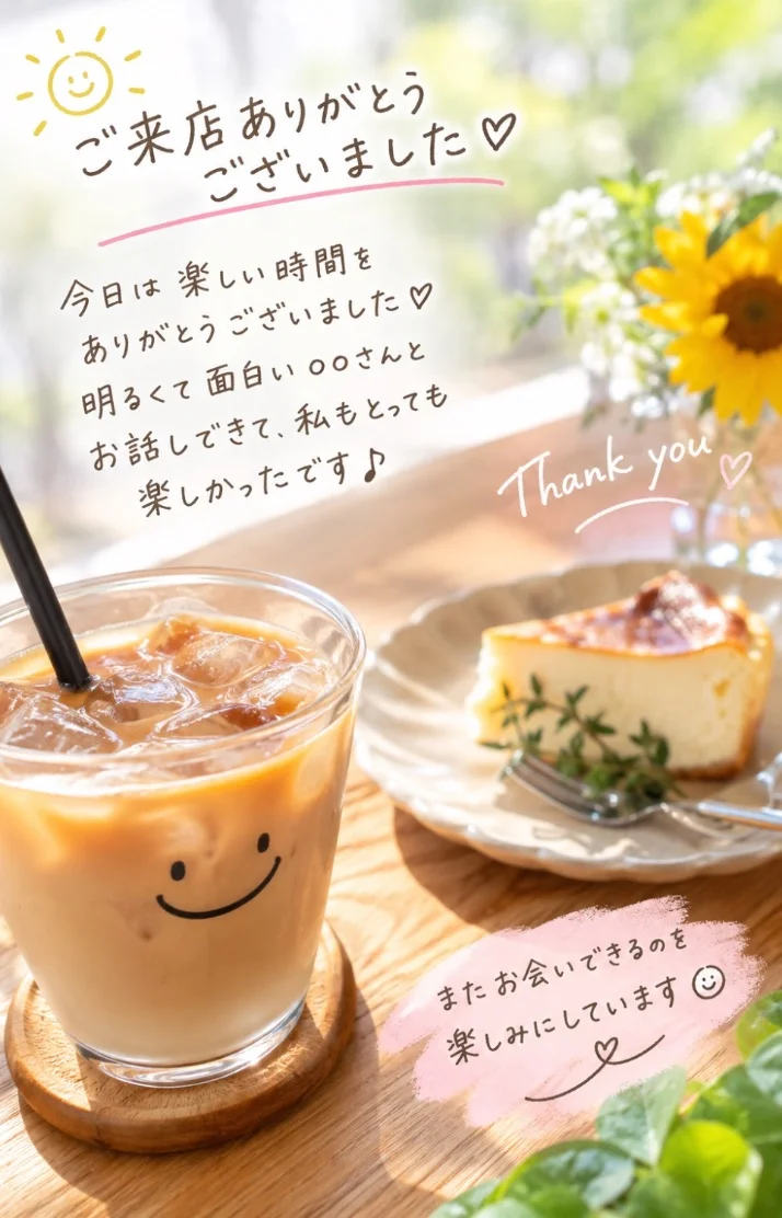 K様🌸ご指名ありがとうございました💗