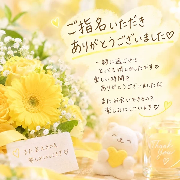 ご来店ありがとうございました♡