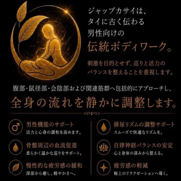 🌹ジャップカサイ（睾丸マッサージ）とは🌹