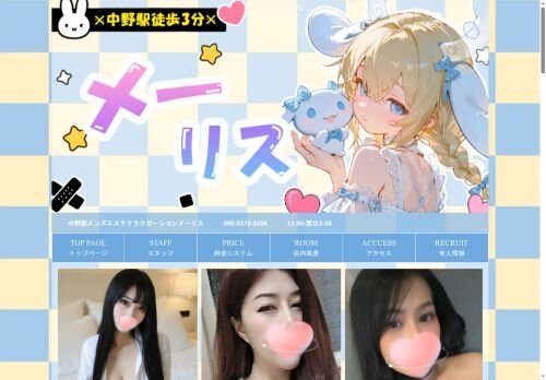 メーリスの公式ホームページ