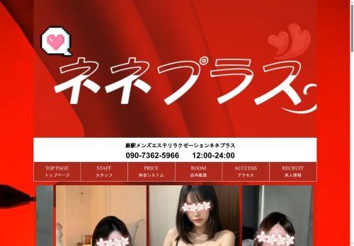 ネネプラスの公式ホームページ