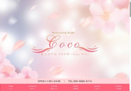 Cocoの公式ホームページ