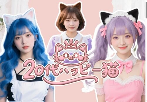 20代ハッピー猫の公式ホームページ