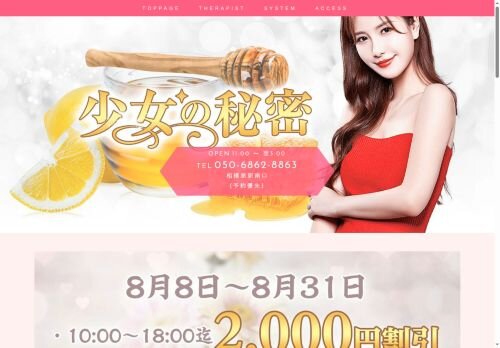 少女の秘密の公式ホームページ