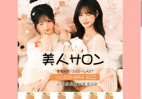 美人サロンの公式ホームページ
