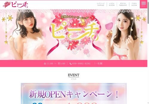 ピーチの公式ホームページ