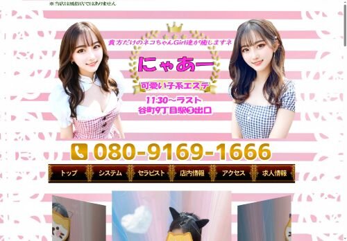 にゃあーの公式ホームページ