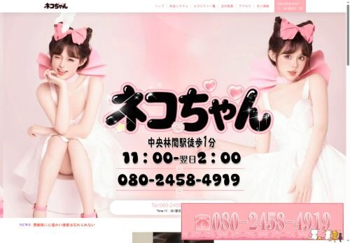 ネコちゃんの公式ホームページ