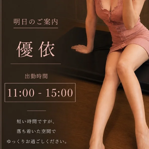 明日11時から出勤します