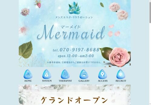 Mermaid(マーメイド)の公式ホームページ