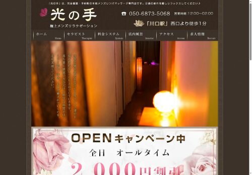 光の手の公式ホームページ