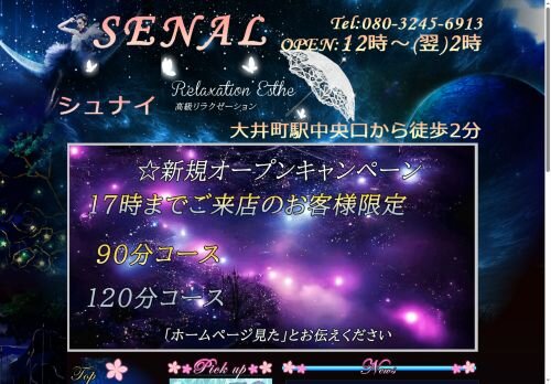 SENAL ～シュナイ～の公式ホームページ