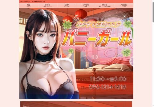 バニーガールの公式ホームページ