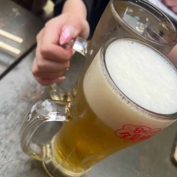 セラピストの女の子と🍺👱🏻♀️💕