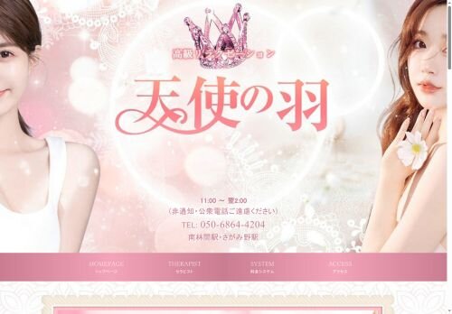 天使の羽の公式ホームページ