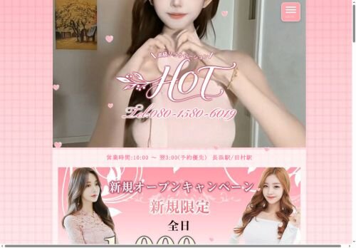 HOTの公式ホームページ