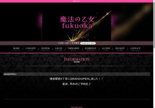 魔法の乙女の公式ホームページ