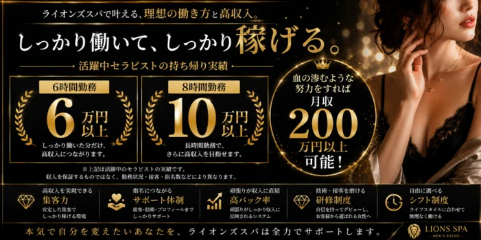 LIONS　SPA　（ライオンズスパ）静岡店の求人募集イメージ2