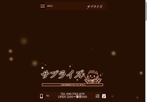 サプライズの公式ホームページ