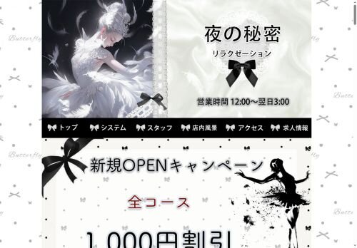 夜の秘密の公式ホームページ