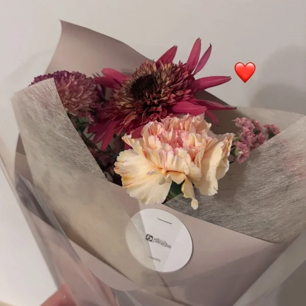 人生で初めての花束💐