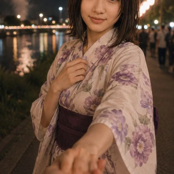 夜になっちゃったね
