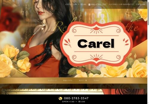 Carelの公式ホームページ