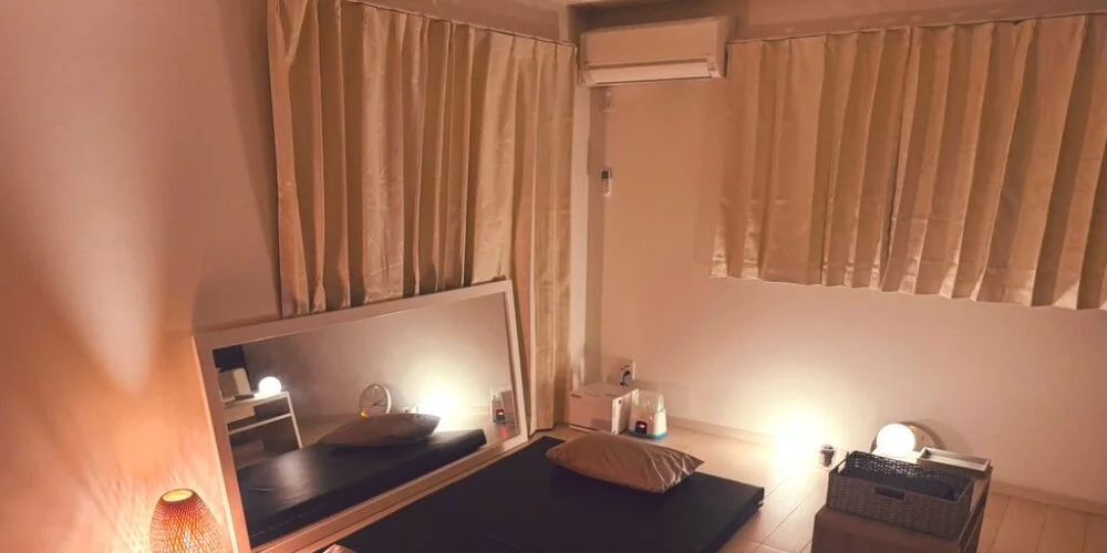 二子玉川メンズエステ　ふたコのニゲラの施術室写真