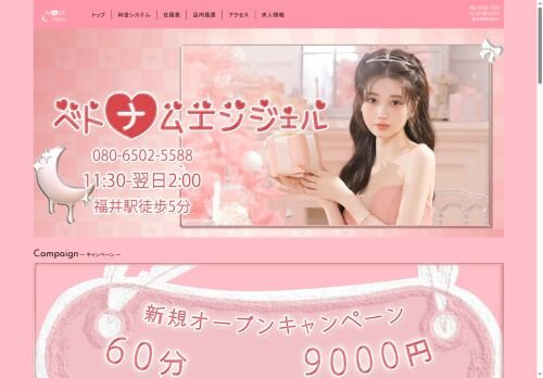 ベトナムエンジェルの公式ホームページ