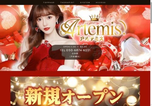 Artemis（アルテミス）の公式ホームページ