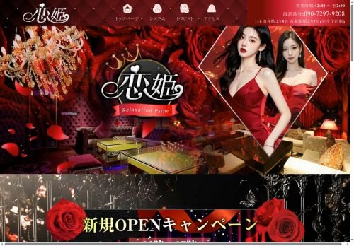 恋姫の公式ホームページ