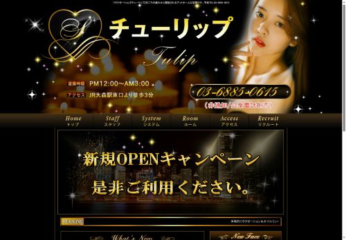 チューリップの公式ホームページ