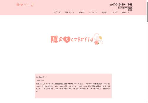 隠れSurpriseの公式ホームページ