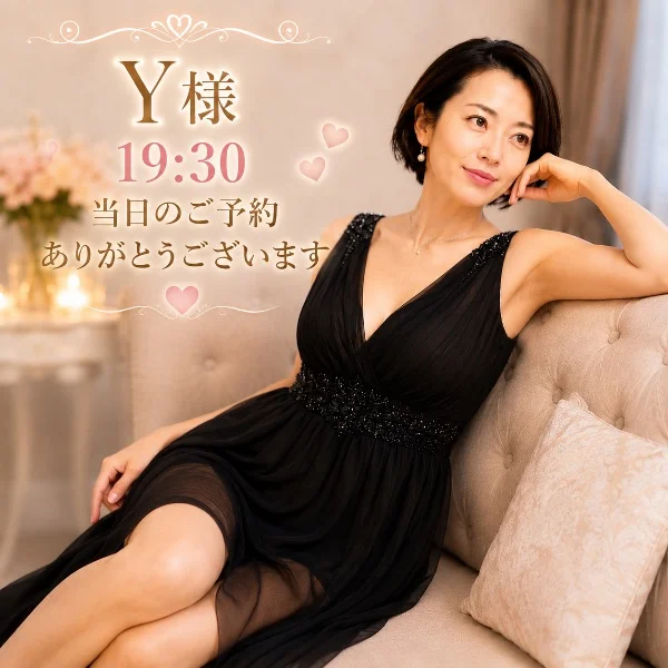 事前予約のY様へ