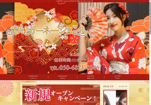 赤いカーネーション1の公式ホームページ