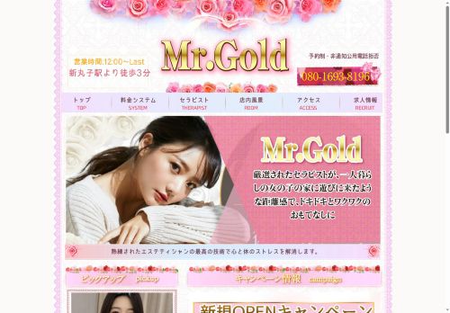 Mr.Goldの公式ホームページ