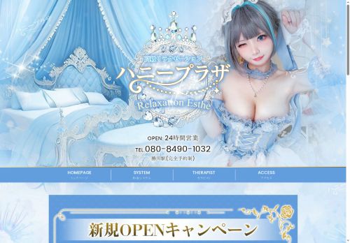 ハニープラザの公式ホームページ