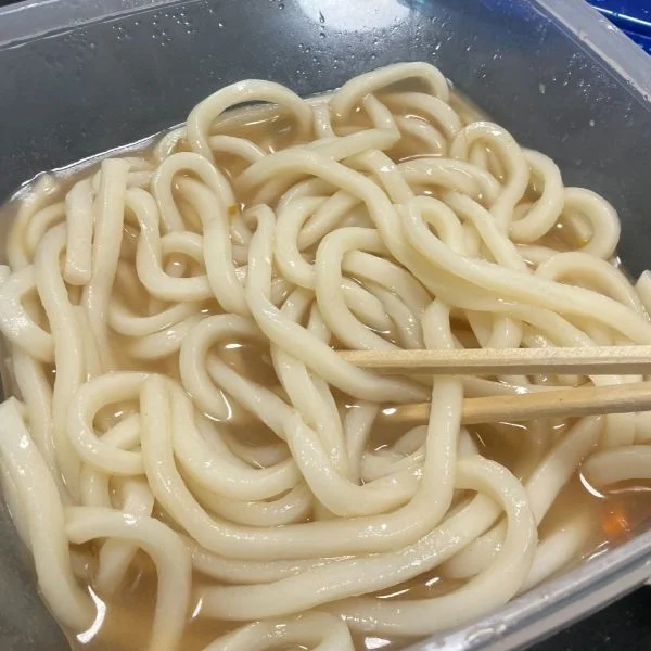おうどんって何で食べても合うよね࿉