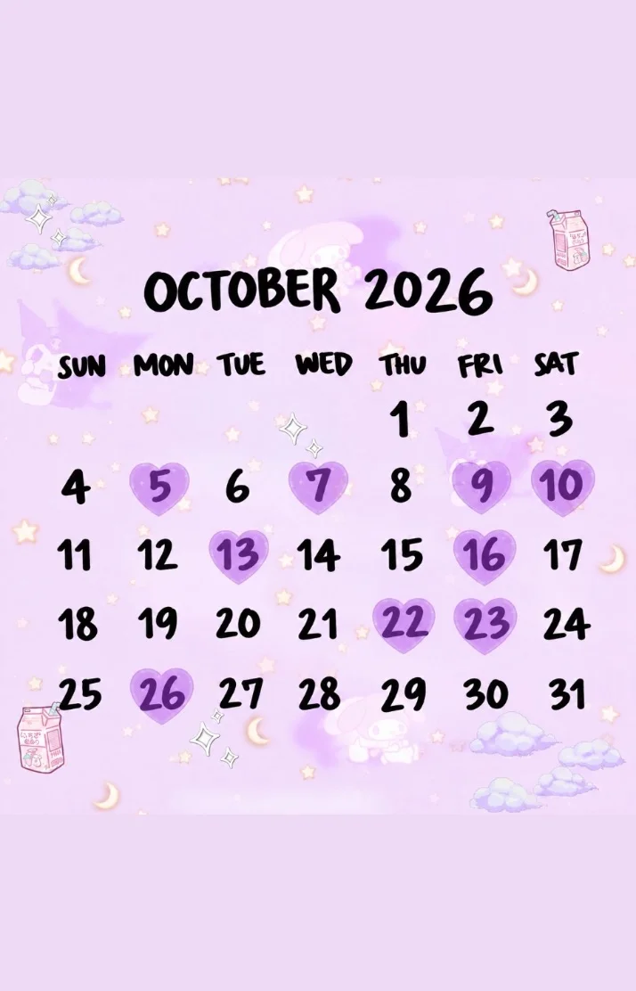 10月予定💜