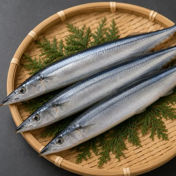 夕飯はさんまにしよー