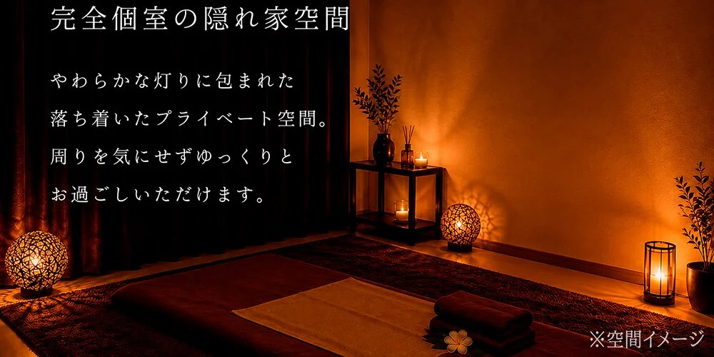 路地裏サロン 灯 -Ange-の施術室写真