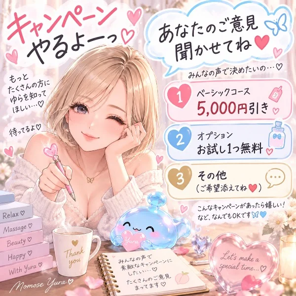 みんなの気持ち教えて🩷キャンペーンどれがいい？