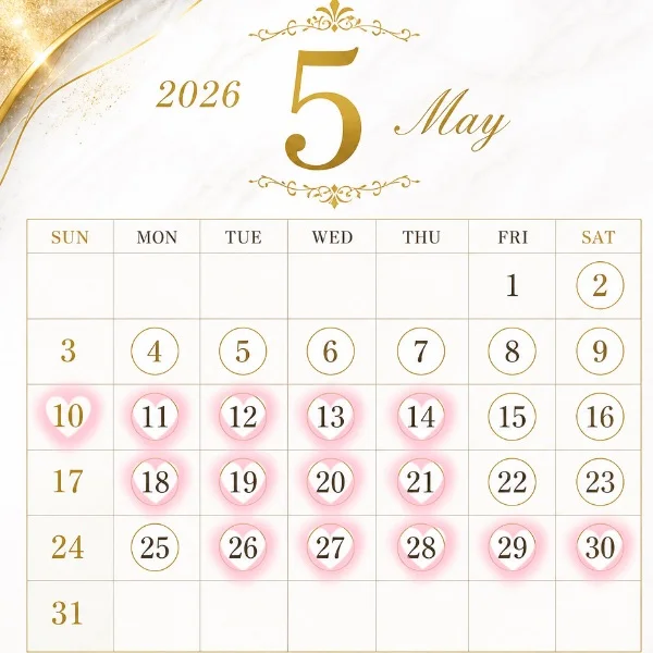 💛5月の出勤日💛
